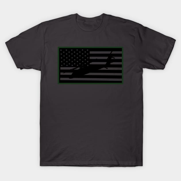 Black Hawk Flag T-Shirt by Eagle05